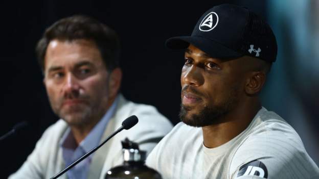 Anthony Joshua: Briton breaks down in tears in post-fight media conference after..