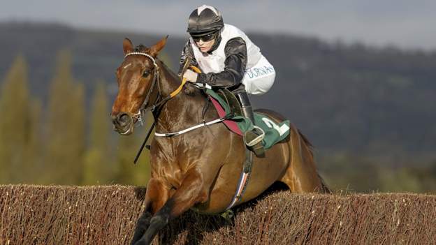 Rachael Blackmore avoids fall to snatch dramatic Novices' Chase win at Cheltenham