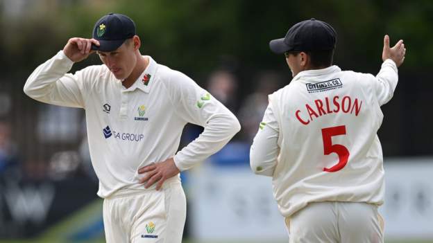 Robinson faces ankle scan while Glamorgan hit back