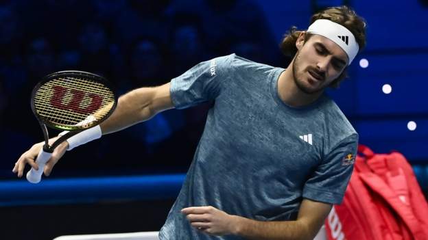 Injured Tsitsipas pulls out of ATP Finals