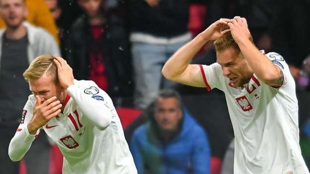 Albania 0-1 Poland: Home fans halt play after visiting players hit by objects