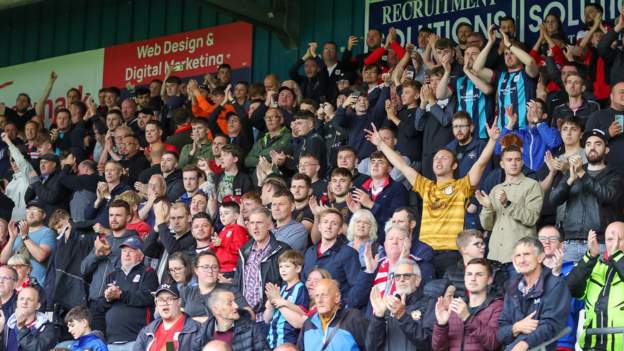 Rochdale 1-2 Crewe Alexandra: Away fan requires treatment after flare ...