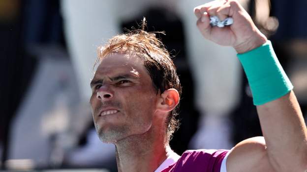 Australian Open: Rafael Nadal beats Yannick Hanfmann to ease into third round