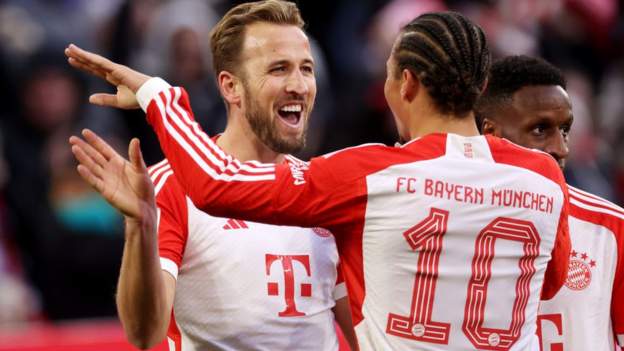 Bayern Munich 4-2 Heidenheim: Harry Kane breaks 11-game Bundesliga record with double