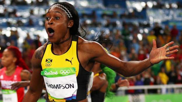Rio Olympics 2016 Elaine Thompson Wins 100m Gold Shelly Ann Fraser