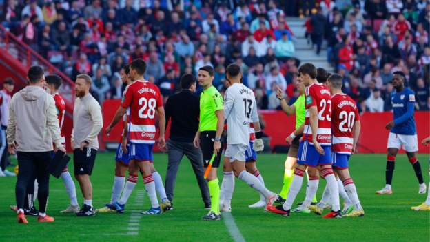 Granada v Athletic Bilbao: La Liga match abandoned after fan dies in stands
