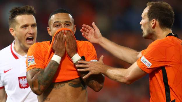 Netherlands 2-2 Poland: Memphis Depay misses late penalty after Dutch fightback