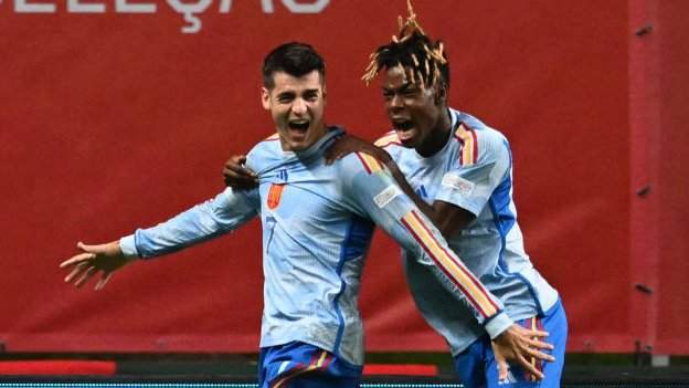 Portugal 0-1 Spain: Alvaro Morata late winner takes Spain through to Nations League Finals