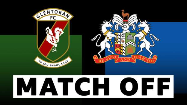 Glentoran-Glenavon match postponed until Saturday