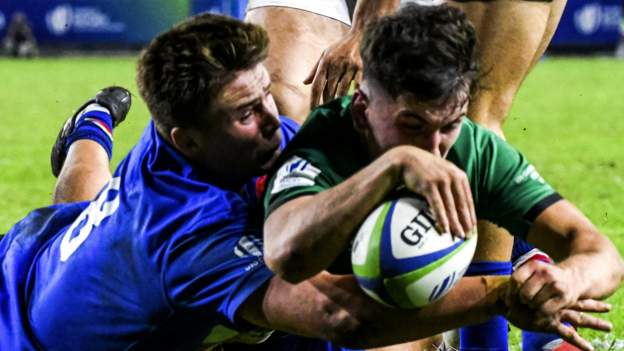 Seven-try France stun Ireland in U20 World final
