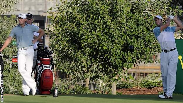 Jamie Donaldson and Bradley Dredge