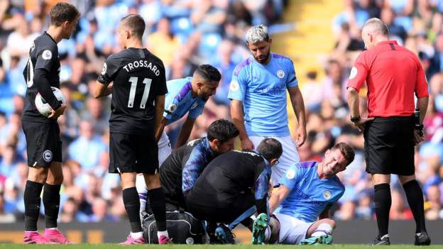 Aymeric Laporte: Manchester City defender has surgery on right knee ...