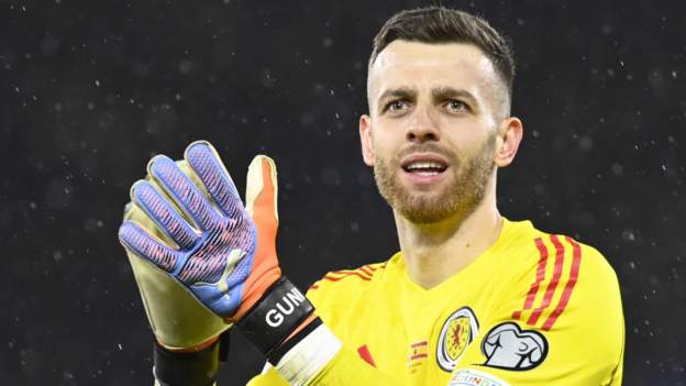 Scotland: Angus Gunn joins Andy Robertson, Kieran Tierney & Aaron Hickey in missing final qualifiers