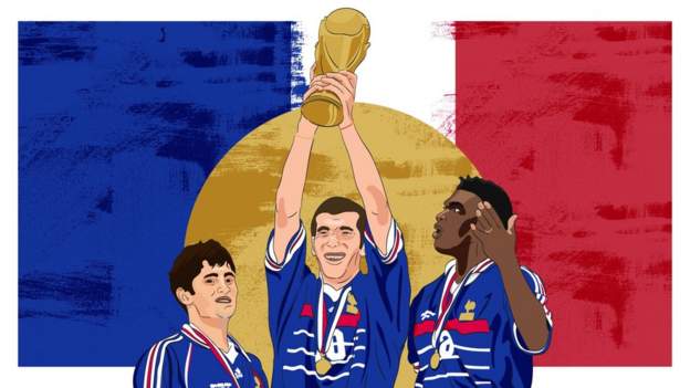 Zinedine Zidane: Face of multi-cultural France and star of Les Bleus' 1998 World..