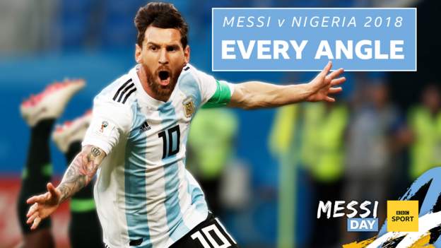 World Cup 2018: Lionel Messi's goal for Argentina against Nigeria ...