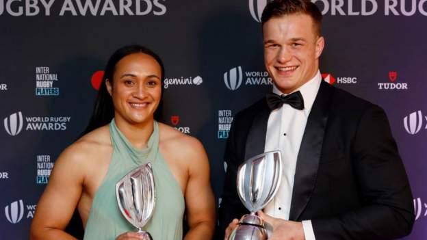 World Rugby Awards: Josh van der Vliere y Ruahi Diman se llevan a casa los primeros premios