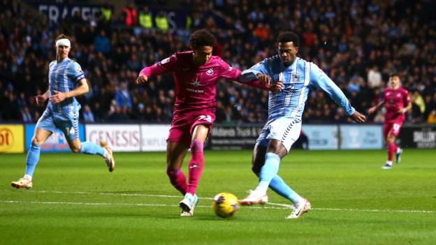 Coventry City 2-2 Swansea City: Last-gasp Cullen Strike Earns Swans A ...