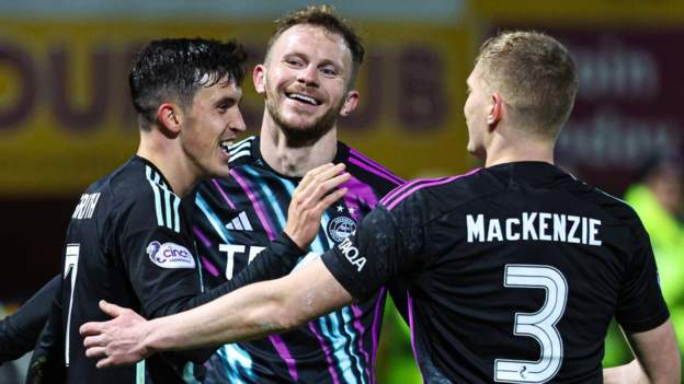 Motherwell 2-4 Aberdeen: Hosts poor run continues as visitors bounce back