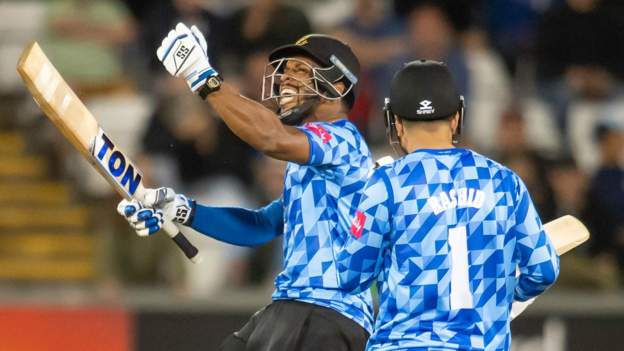 T20 Blast: Sussex beat Yorkshire to reach Finals Day