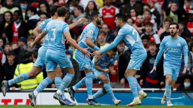Late goal gives Man City win at Arsenal in incident-packed encounter thumbnail