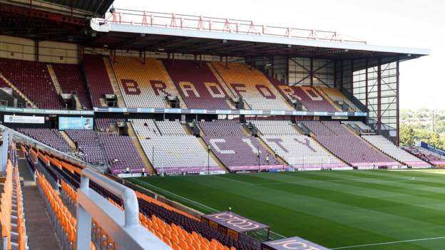Bradford City 'sickened' by use of pyrotechnics after fan injured at game