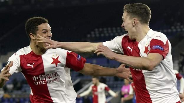 Slavia Prague's Abdallah Sima seals Leicester's Europa League exit