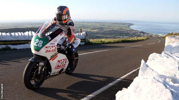Maria Costello at the 2017 Isle of Man TT