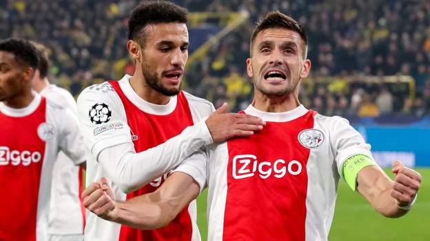 Borussia Dortmund 1-3 Ajax: Dutch side progress into last 16 of Champions League