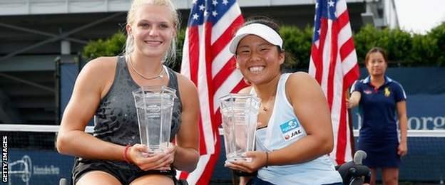 Jordanne Whiley and Yui Kamiji