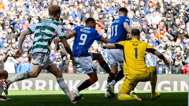 Rangers strike at death to draw chaotic Old Firm epic