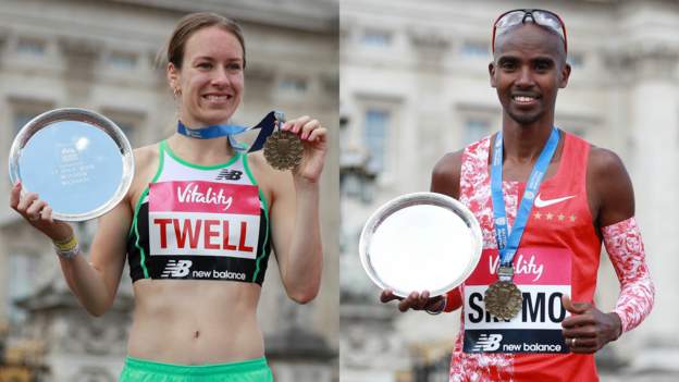 Farah Twell win London 10,000 titles