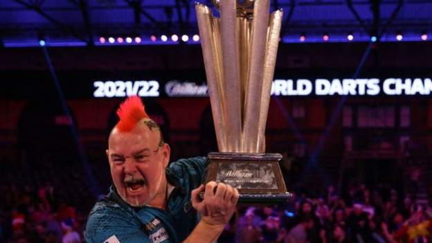 Peter Wright wins PDC World Darts Championship title for second time