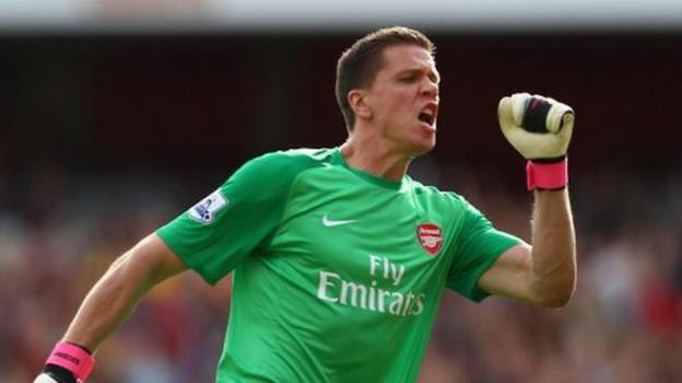 Wojciech Szczesny: Arsenal goalkeeper taunts Spurs - BBC Sport