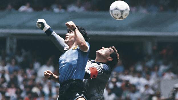 Diego Maradona's 'Hand of God' shirt sells for more than £7m at