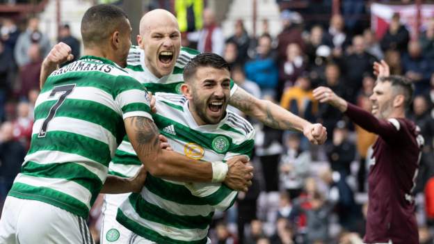 Hearts 3-4 Celtic: Premiership leaders salvage victory in thrilling match