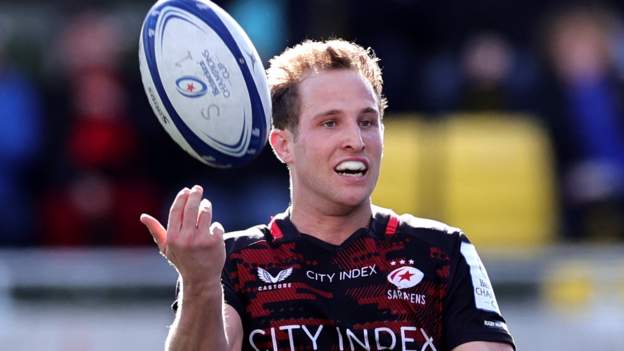 Malins try double helps Saracens overcome Ospreys