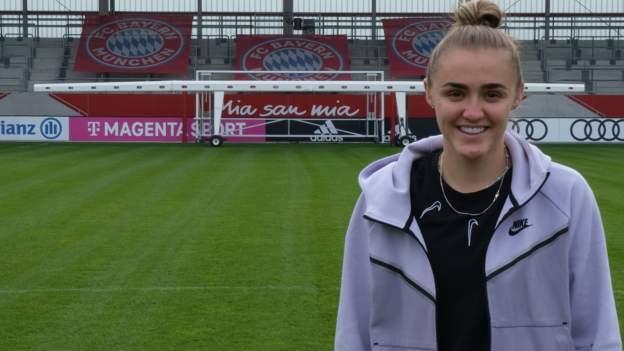 Georgia Stanway: The Euro 2022 winner fulfilling her dream in Germany