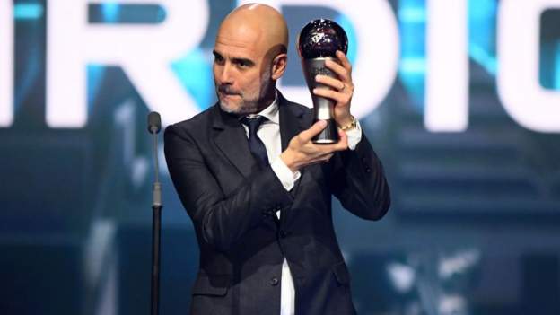Man City boss Guardiola wins at Fifa Best Awards