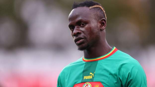 Senegal forward Sadio Mane is a doubt for World Cup after leg injury