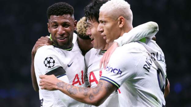 Tottenham 3-2 Eintracht Frankfurt: Son scores twice as Spurs hold on to win