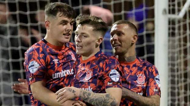 Linfield hammer Swifts to edge closer to Larne