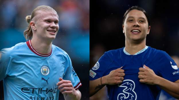 Erling Haaland and Sam Kerr win Football Writers' Association awards