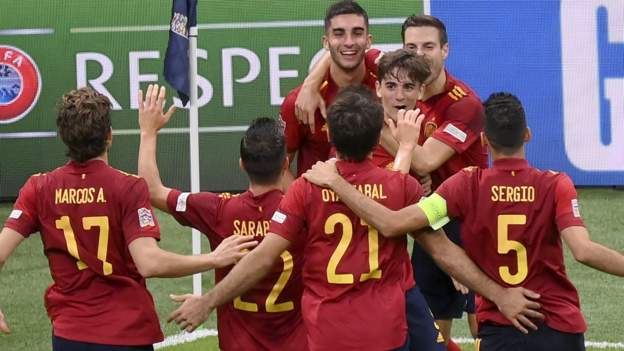 Spain end Italy's 37-game unbeaten run to reach Nations League final