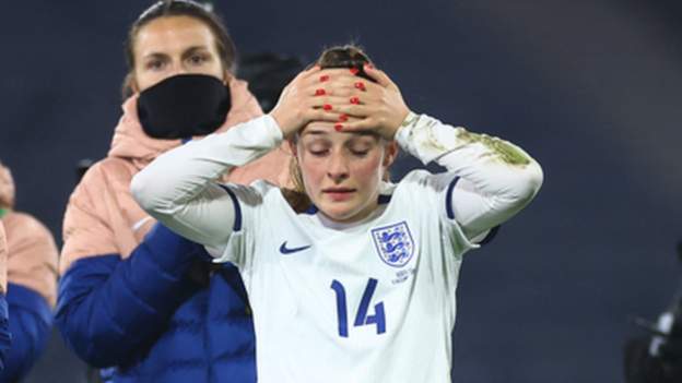 Scotland 0-6 England: Beth Mead says England are 'devastated' after being denied a place in the Nations League finals
