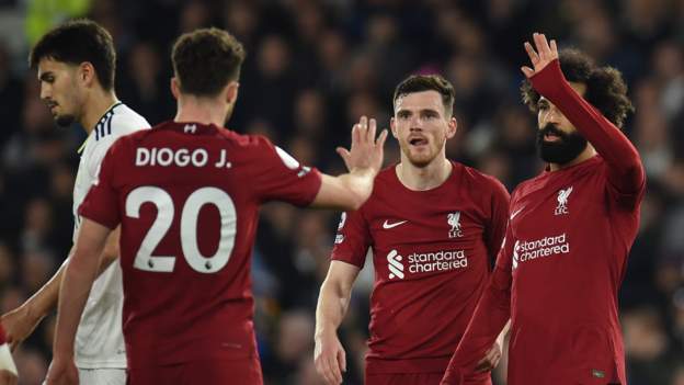 Leeds 1-6 Liverpool: Reds claim first win in five games to boost European hopes