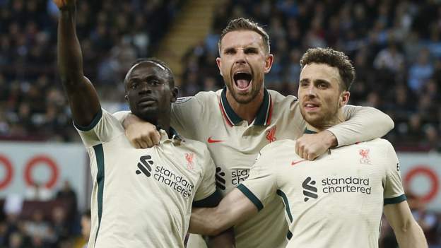 Aston Villa 1-2 Liverpool: Sadio Mane winner keeps Reds title hopes alive