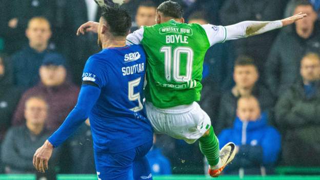 Hibs' Boyle back home but 'groggy' with concussion