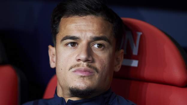 Philippe Coutinho signs for Aston Villa on loan from Barcelona