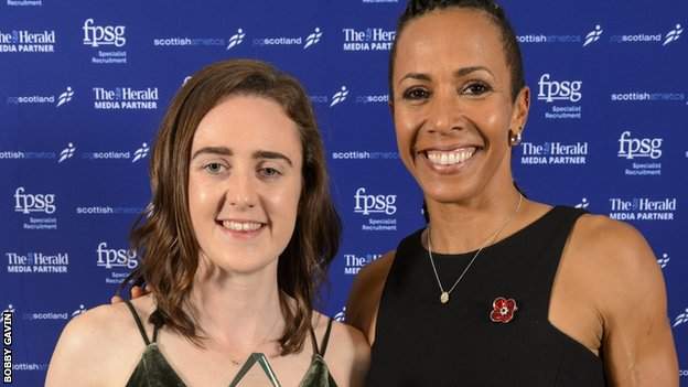 Laura Muir and Dame Kelly Holmes