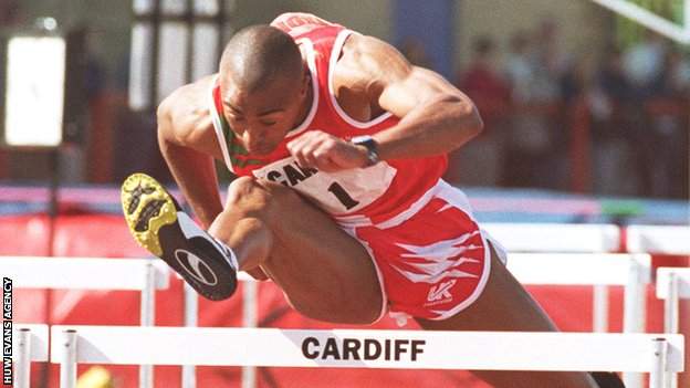 Colin Jackson won two 110m hurdles world titles and his 1993 record time of 12.91sec stood for more than a decade